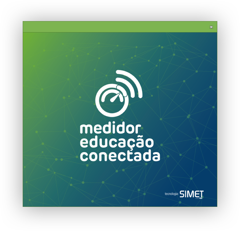 Print da tela - Medidor educação conectada